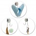 Suction Cup Hook OKOMATCH Chrome Adhesive Vacuum Wall Mount Stainless Steel Holder Storage Hanger Heavy Duty Repeated Use - 1Pcs/Pack - B077GD2NTB